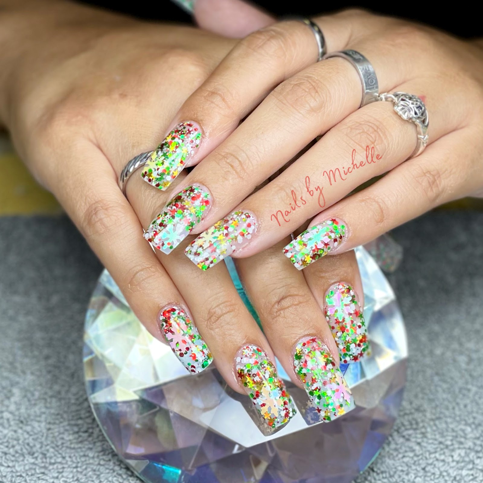 M&M Nail Studio nail work in Brownsville, Texas